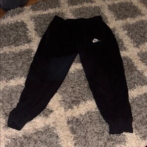 Nike Men’s Black Sweatpants Cuffed